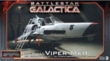 Moebius plastic kits of space craft from Battlestar Galactica.