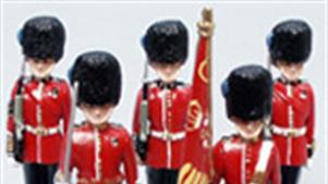 Ceremonial figures and figure sets including Trooping of the Colour sets.