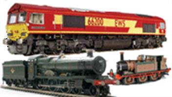 OO gauge model railway steam, diesel and electric locomotive models. From Bachmann, Hornby, Dapol, Hornby, Heljan, Oxford Rail and Hattons.