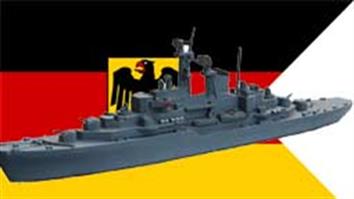 Ships of the German naval forces from the 1871 foundation of the Imperial German Navy through the two world wars to reunified Germany's Deutsche Marine