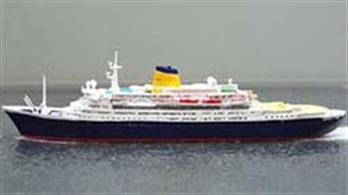 1:1250 scale models of passenger ships from the 19th & 20th century blue ribbon transatlantic liners to the latest cruise ships.