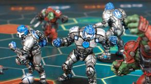 Mantic Games Dreadball futuristic sports game. Miniatures wargaming with the future of football!