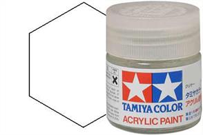 Tamiya X-2 gloss white, acrylic paint suitable for brush or spray painting.
