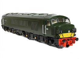 The popular Class 45 Diesel Locomotive returns to the Bachmann Branchline range with this OO scale model depicting No. D25 in plain BR Green livery with Small Yellow Panels. Together with the Class 44s and 46s the classes were commonly known as the ‘Peaks’, because the Class 44s had been named after mountains in England and Wales, however many of the Class 45s went unnamed including No. D25.The Bachmann Branchline model combines a finely-proportioned bodyshell with extensive detailing throughout, including separately fitted cab handrails, windscreen wipers, lamp brackets and sandpipes. With a powerful 5-pole motor fitted with twin flywheels which drives both bogies, these models have plenty of pulling power to haul even the longest trains. With a 21 Pin DCC decoder interface, it’s easy to add a decoder or sound decoder and speaker for use on DCC