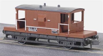 BR goods train brake van painted in bauxite brown livery.The LNER introduced this design of goods train guard brake van in the late 1930s, the longer chassis wheelbase giving a much smoother ride than the previous shorter designs. The cabin length remained the same, being perfectly adequate for its' single passenger and for stowing the equipment required to be carried with the train. This design was adopted for the standard British Railways goods train brake vans built in the 1950s. Railway companies all had a stock of their own vehicles for carrying goods and merchandise around their network, and also onto other companies' routes as and when required. These were integrated into British Railways at Nationalisation; some of them to be once more re liveried under sectorisation as the network was prepared to be returned to private ownership. All Peco wagons feature free running wheels in pin point axles. The ELC coupling, whilst compatible with the standard N gauge couplings, keeps a realistic distance between the vehicles and enables the PL-25 electro magnetic decoupler to be used for remote uncoupling.
