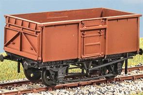 Vacuum fitted, introduced in 1956, these wagons continued to be used throughout the BR period, carrying coal to coal depots and factories as well as scrap (from 1975), aggregate and engineer’s spoil. These finely moulded plastic wagon kits come complete with pin point axle wheels and bearings.Glue and paints are required to assemble and complete the model (not included).