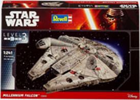 Revell Millennium Falcon Star Wars Easy Kit Pocket 01100Length 100mm    Number of Parts 20    Wingspan 77mmThis Corellian transporter is one of the fastest and best equipped spacecraft in the galaxy.