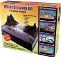 Water Diorama Kit Use this kit to create water areas for your diorama. It includes everything you need to make waterfalls, ponds, rivers, rapids, oceans, waves, or anywhere water is your main focus. 