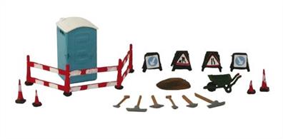 Graham Farish N Building Site Details and Tools Set 379-308Pack of detailing parts, tools&nbsp;and accessories for building and construction sites, road works etc.