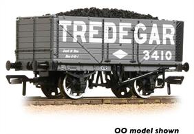 7 plank open wagon operated by the Tredegar colliery company in South Wales.Large fleets of these colliery owned wagons moved cola on a rolling conveyor principle to the South Wales ports and steel works.