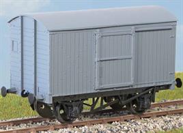 Over 2000 of these vans (diagram 94) were built in the mid 1930s for general goods traffic. Many lasted into the mid 1960s. These finely moulded plastic wagon kits come complete with pin point axle wheels and bearingsGlue and paints are required to assemble and complete the model (not included) 