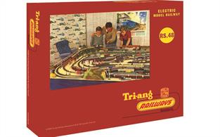 Formed in 1953, Tri-ang Railways grew rapidly with a wide range of train sets, locomotives, coaches, wagons, buildings and track. Featuring full colour graphics, the products highlighted in the catalogue installed imagination and hope into young enthusiasts. The new Hornby Tri-ang Railways ‘The Victorian’ Train Set is the perfect way to relive the same excitement and inspiration as the original release in 1963.Includes Lord of the  Isles Loco and 2 coaches