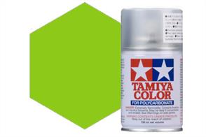 Tamiya PS28 Fluorescent Green Polycarbonate Spray Paint 100ml PS-28Ideally a second coat of white or silver will bring the best out of this fluorescent range, giving a lot more vibrancy to the initial colour.