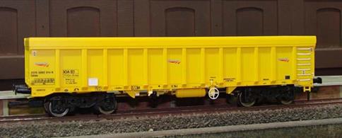 The IOA high sided open wagons form part of the fleet of ballast carriers used by Network Rail.Model painted in the engineers yellow livery with Network Rail lettering as number 70 5992 107-0.
