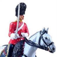 W Britain Royal Scots Dragoon Mounted TrooperThe Royal Scots Dragoon Guards (Carabiniers and Greys) (SCOTS DG) is a cavalry regiment of the British Army, and the senior Scottish regiment. The regiment, through the Royal Scots Greys, is the oldest surviving Cavalry Regiment of the Line in the British Army.2 Piece SetLimited Edition of 8001/32 (54mm) ScaleGloss Finish