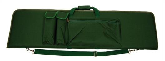 A full-length rifle case designed to protect a scoped &amp; silenced rifle &amp; even a fitted lamp. One large &amp; two small pockets will accomodate a substantial variety of ammunition &amp; accessories