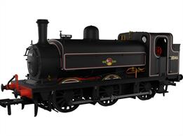 Model of British Railways number 68846, the preserved ex-GNR/LNER class J52 0-6-0ST saddle tank engine believed to be the only member of the class to be painted in British Railways lined black with the later lion holding wheel crest, noted at Hornsey shed in September 1958.This Rapido Trains model has been carefully designed from works drawings and historical images to allow a wide range of options to be produced covering the long lives of thee distinctive engines. The chassis features a smooth-running mechanism, factory-installed speaker and a warming firebox glow.