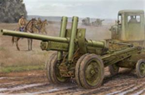 Trumpeter 1:35 scale plastic model kit of the Soviet A-19 122mm field artillery gun usined during and after WW2.Dimensions - Length 284mm Width 75mm. The kit contains over 270 parts including photo etched items and metal gun barrel. Full instructions including a full colour painting guide is supplied with the kit.