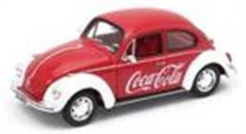 Oxford Diecast 1/24 Volkswagen Beetle Coca Cola WE002CCVolkswagen Beetle Coca Cola