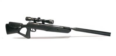 Remington Tyrant Tactical .22 air rifleSupplied with a 4x32 scope the Remington Tyrant features a shrouded barrel, adjustable cheek piece and is fitted with a rubber recoil pad. Fitted with auto/rest safety catch.Action - Break barrel. Spring and piston powered.Calibre - .22 (5.5mm). .177 (4.5mm) available to orderStock - Synthetic (high grade)Trigger - Two stage (adjustable)Barrel - Steel precision rifledPlease note : Air guns can be purchased from our shops at Bristol, Gloucester and Stonehouse. Air guns cannot be purchased online.