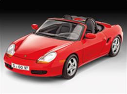 Revell 1/24 Porsche Boxster Model Set 67690Length 181mm Number of Parts 27Comes complete with glue and paints.