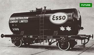 Oxford Rail OR76TKB001 00 Gauge Class B Tank Wagon Esso Black Original Suspension No.3300