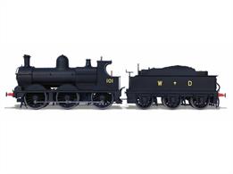 This Oxford Rail OO gauge GWR Dean Goods 0-6-0 Locomotive in War Department livery was used overseas