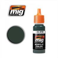 MIG Productions 018 Waffen  SS - Polizei GrunHigh quality acrylic paint. An authentic green colour used by Waffen SS and Polizei units