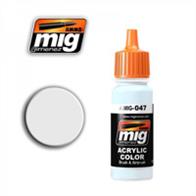MIG Productions 047 White PaintHigh quality acrylic paint. Perfect to obtain light shades on other colours and paint details