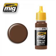 MIG Productions 076 Brown Soil PaintHigh quality acrylic paint. Solomon scheme for WW1 British Vehicles in Europe