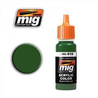 MIG Productions 916&nbsp;Green Base PaintHigh quality acrylic paint. German camouflage modulation.