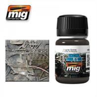 MIG Productions 1407 Enamel Nature Effect - Engine GrimeEnamel Nature Effect 35ml JarDark grey colour for creating the grimy appearance and accumulated dirt on a well used engine.
