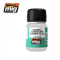 MIG Productions 2018 Enamel Odourless ThinnerEnamel Odourless Thinner 35ml JarPerfect enamel thinner for weathering effects.