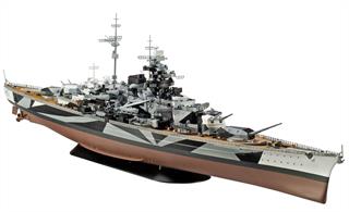 This unique kit offers you the opportunity to recreate the imposing German battleship "Tirpitz" in great detail and hold a significant piece of maritime history in your hands. With an impressive length of 717 mm and 585 parts, this kit is a challenging and rewarding project for modeling enthusiasts of all ages.