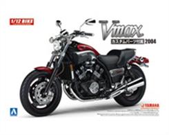 Aoshima 05430 1/12 Scale Yamaha Vmax Motorcycle with Custom Parts