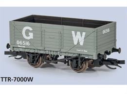 Peco have produced a nicely detailed model of the 7 plank open wagon based on the RCH 1923 design for the TT:120 range.The 7 plank open coal wagons were probably the most common wagons on Britains' railway network throughout the steam era. The standard 12-ton capacity coal wagon was introduced from circa 1907, with the design updated in 1923. Large numbers of these wagons were owned by the railway companies, colliery companies and coal factors, while the small fleets of local coal merchants often carried colourful advertising liveries.Model finished in GWR goods grey livery, representing the wagons leased from the Gloucester Railway Carriage and Wagon company.