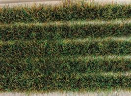 These tuft strips perfectly lend themselves to replicate long grass along the edge of paths, roads, and against walls of buildings. Fully self-adhesive they can simply be peeled off the backing paper and stuck straight onto the layout or cut into smaller pieces to fit a certain place to create clumps of vegetation. A very versatile landscaping product. Each pack contains 10 strips approx 130mm (5in) length, a total of 1.3 metres or 51in/4ft 3in.