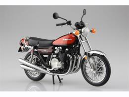 Aoshima 10462 1/12th Kawasaki 750RS Fire Ball Diecast Motorcycle Model