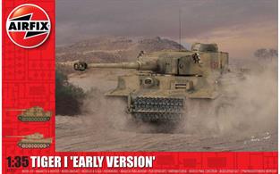 Airfix A1357 1/35th Tiger 1 Early Production Version WW2 Tank KitNumber of parts    Length 241mm   Width 102mm