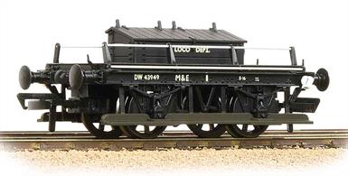 A highly detailed model of the small GWR shunters trucks used to provide a place for the shunter to ride safely around goods yards, coupled to the shunting engine. The box and flat floor of the wagon provided storage space for tools and spares, including shunters poles, brake sticks, train tail lamps and spare couplings.