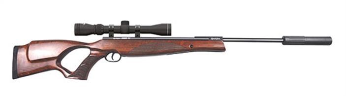 These exciting high power, spring, break barrel air rifle that features an integrated sound moderator. Both with hardwood chequered stock, Sabre TH has a thumbhole stock. INCLUDES 3-9X40 SCOPE AND MOUNTSPlease note : Air guns can be purchased from our shops at Bristol, Gloucester and Stonehouse. Air guns cannot be purchased online.