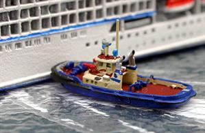 A 1/1250 scale waterline model of harbour tug Svitzer Kent by Rhenania Intug38.