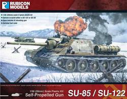 This kit can be built as a Soviet Su-122 self propelled howitzer with a 122mm M-30S howitzer or as a Su-85 self propelled gun / tank destroyer with an 85mm D-5S gun.Number of Parts: 59 pieces / 3 sprues
