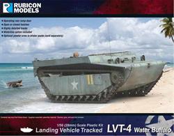 This kit builds a model of the US amphibious Landing Vehicle Tracked LVT-4 Water Buffalo, known as Buffalo IV in British service, a redesigned LVT with rear ramp access for rapid unloading of cargo and troops.Number of Parts: 85 pieces / 4 sprues