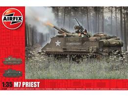 Airfix A1368 1/35th M7 Priest Tank KitLength 125mm   Width 65mm