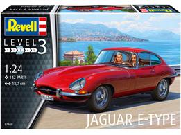 Revell 07668 1/24th Jaguar E-Type Coupe Car KitNumber Of Parts 142  Length 187mm