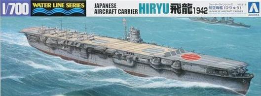Aoshima 03148 1/700th I.J.N Hiryu Aircraft Carrier kit