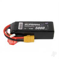 Proving the versatility of the Superpax range a 4S 14.8V 5000mAh 50C LiPo with XT90 connector       