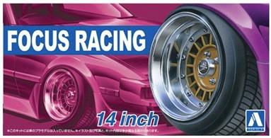 Aoshima 05374 1/24th FOCUS Racing 14inch Wheels