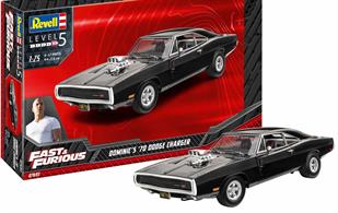 Revell 07693 1/24th Dominic's 1970 Dodge Charger Fast &amp; Furious Car KitNumber Of Parts   Length mm